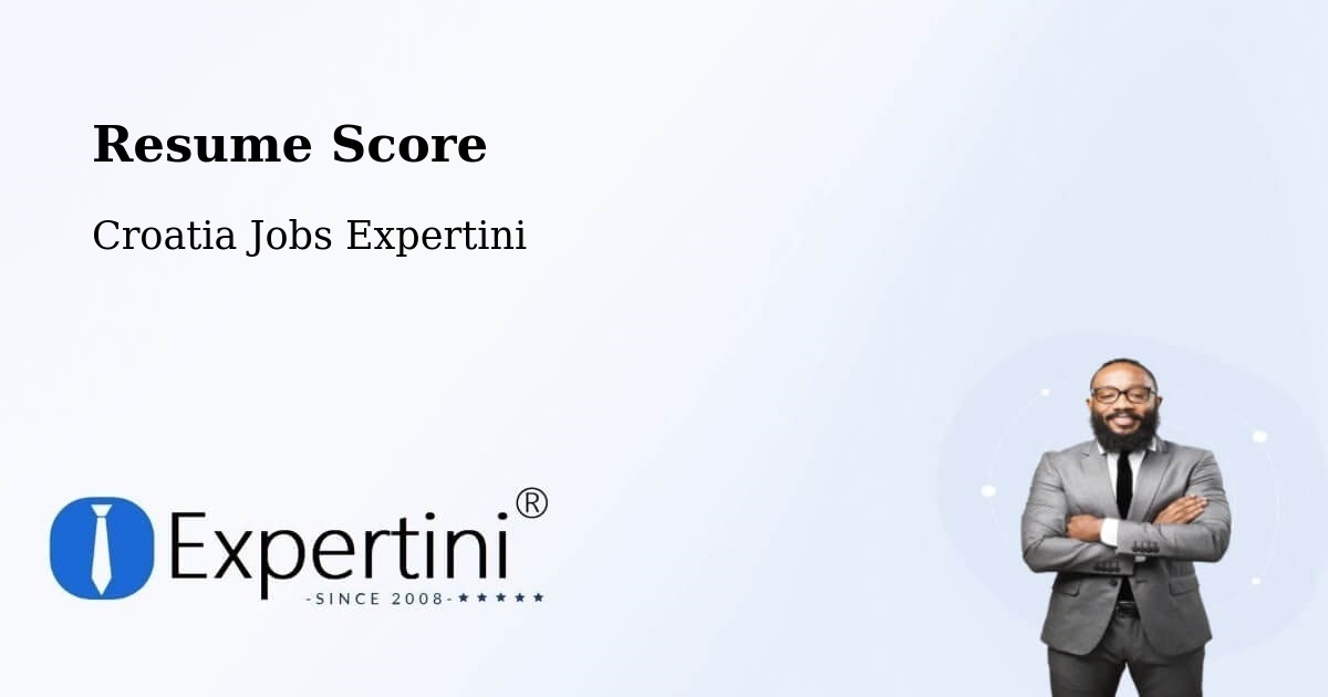 Resume Score & Job Description Match Tool – Zagreb - Croatia Jobs Expertini